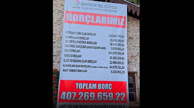 AK Parti'den CHP'ye geçmişti… 40 bin nüfus, 407 milyon TL borç!